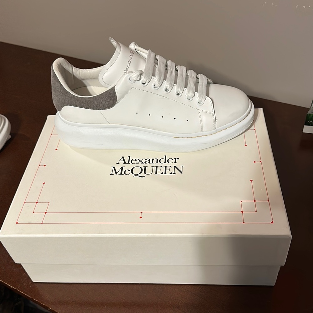 ALEXANDER MCQUEEN OVERSIZED SNEAKER 'LEAD CROCODILE' SIZE 10
